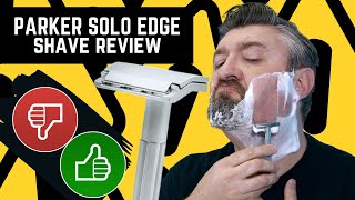 Wet Shave Review NEW SOLOEDGE From Parker Single Edge Safety Razor [upl. by Drucie]