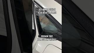 TINT A REAR QUARTER WINDOW IN SECONDS windowtint [upl. by Sucramed]