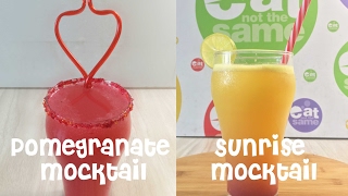 Pomegranate mocktail amp Sunrise mocktail [upl. by Asilaj]