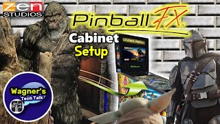 Pinball FX Cabinet Mode Setup on the Legends PinballMicro Game Play [upl. by Eillor]