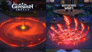 Can Genshin Impacts Pyro characters skill animation beat Changlis skill animation [upl. by Mikael779]