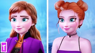 Disney Princess GLOW UP TikTok [upl. by Mitinger]