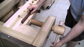 Shoulder Vise Usage Video from Lake Erie Toolworks [upl. by Brozak]