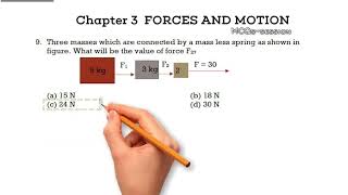 Chapter 3  FORCES AND MOTION  MCQs  Balochistan text book  11th class  Fsc [upl. by Firmin]