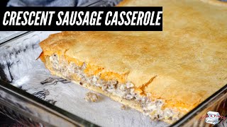 How to Make Crescent Sausage Casserole [upl. by Rebmaed654]