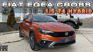 FIAT EGEA CROSS 15 T4 HYBRID  Test Sürüşü  otobantv [upl. by Lilah432]