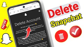 How to Delete snapchat account permanently on Android  Delete Snapchat Account [upl. by Walls764]