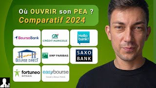 OÙ OUVRIR SON PEA  Quelle est la MEILLEURE banque  Comparatif 2024 [upl. by Allimak]