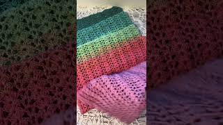 Link to the tutorial in the description EASY lacy scarf You can crochet it too shorts [upl. by Alvinia]