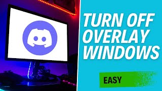 How to Turn Off Discord in Game Overlay on Windows 2024 [upl. by Deerc206]