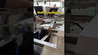 Semi automatic waffle cone machineelectric waffle makerice cream cone processing equipment [upl. by Adnwahsal]