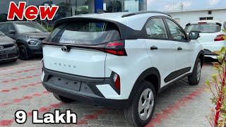 TATA NEXON 2024 Updated New Model White Colour  Nexon 2024 Pure Review [upl. by Airdnax]