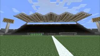 Sk Rapid Wien Stadion Gerhard hanappi Stadion in Minecraft [upl. by Emile631]