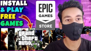 HOW TO INSTALL EPIC GAMES AND PLAY FREE GAMES  GAMER LUCK  HINDIURDU [upl. by Aivekahs]