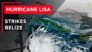 Hurricane Lisa hit Belize in Central America  November 2 2022 [upl. by Selinda]