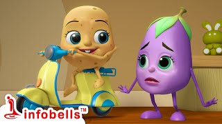 உருளைக் கிழங்கு செல்லக்குட்டி விளையாட விமானம் வேணும்  Tamil Rhymes amp Kids Cartoons  Infobells [upl. by Derayne]