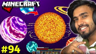 TECHNO GAMERZ BUILD A SOLAR SYSTEM IN MINECRAFT I TECHNO GAMERZ I UJJWAL GAMING [upl. by Leggett51]