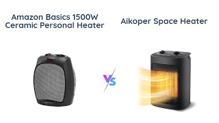 🔥 Amazon Basics vs Space Heater 💨 Which one is better 🔥 [upl. by Erminia]