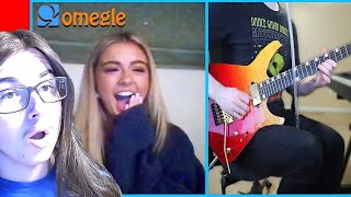 TheDooo  Guitarist AMAZES strangers on OMEGLE with a TALKBOX  REACTION [upl. by Aehsila]