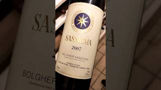 Revealing a 2007 Sassicaia😍 🎥dosiosommelier wine wineinspires sommelier sassicaia italy vin [upl. by Powell]