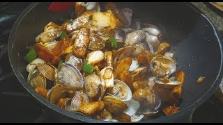 【Fishing Chef】Foraging Steamer Clams  Clams with Rice Cake ft Catch and Cook California [upl. by Nylitak]