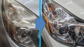 Fixing Hazy Subaru Headlights diy frugalliving [upl. by Poppas]