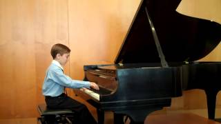 Chopin Polonaise in G minor Op Posth played by 8year old [upl. by Ecirtael]