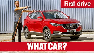 2021 MG ZS EV review – a fully electric SUV bargain  What Car [upl. by Romeon]