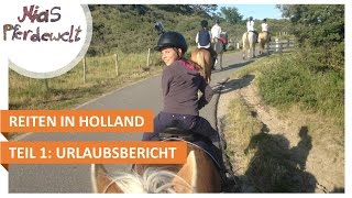 Reiten am Strand So war mein Urlaub in Holland [upl. by Bowlds]