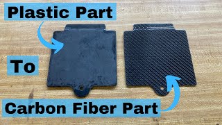 Making a Mold of a Plastic Part to Turn Into Carbon Fiber step by step [upl. by Ettenay]