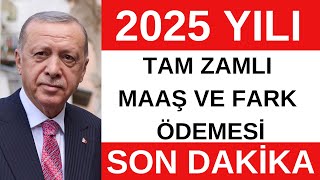 KAMU İŞÇİLERİNİN 2025 TAM ZAMLI MAAŞLARI NE KADAR OLACAK 4d işçi kadrosu son dakika [upl. by Auahsoj865]