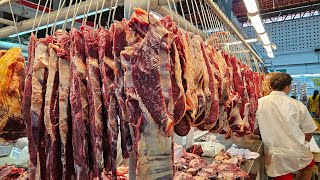 MERCADO DE CARNES DE SÁBADO EM CARUARU PE  A FARTURA DO AGRESTE [upl. by Kendrick]