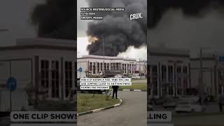 Huge Fuel Tank Rolls Past Eyewitness As Explosion Rocks Chechen Fuel Station [upl. by Erbma675]