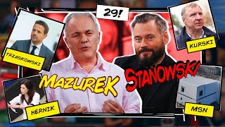 MAZUREK I STANOWSKI 29  POWRÓT KURSKIEGO TRZASKOWSKI W TRAMWAJU DRZEWKA OD NIEMCA [upl. by Hakon319]