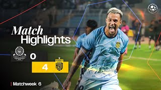 Match Highlights  Mohammedan SC 04 Hyderabad FC  MW 6  ISL 202425 [upl. by Epillihp]