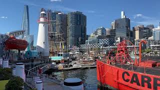 Sydney Australia Walking Tour 2024  Pyrmont Bay to Pyrmont Bridge in 4K Ultra HD HDR [upl. by Darnall]