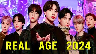 BTS All Members Real Age amp Date of Birth2024  BTS REAL AGE [upl. by Beaumont168]