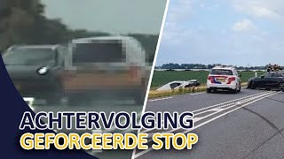 Achtervolging met geforceerde stop  Spookrijden  Politie  Team Verkeer MiddenNederland [upl. by Canale]