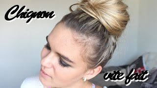 Comment faire un Chignon Vite fait [upl. by Nichols484]