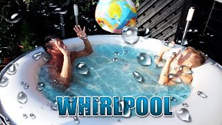 DER RICHTIGE AUFBLASBARE WHIRLPOOL FÜR DEN SOMMER  Miweba Mspa Review Test DeutschGerman [upl. by Kcid]