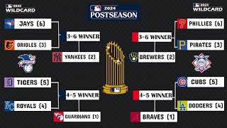 2024 MLB Playoff Bracket Picks amp Predictions  World Series [upl. by Erica]