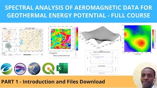 Part 1 Spectral Analysis of Aeromagnetic Data For Geothermal Energy Potential  Full Course [upl. by Copland]