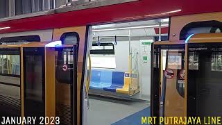 MRT PUTRAJAYA LINE  Phase 1 Train to Kampung Batu  Hyundai Rotem 216 Passing Damansara Damai [upl. by Ecilef]