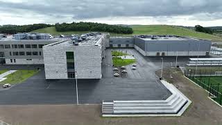 Dunfermline Learning Campus drone footage  June 2024 [upl. by Adalard]