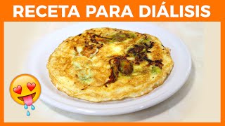 RECETAS para pacientes en HEMODIALISIS 💉 TORTILLA DE FLOR DE CALABAZA 🤤 ¡Delicioso 😍 Junica IRC [upl. by Ashlin]