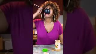 Glozell does the cinnamon challenge [upl. by Enylodnewg]