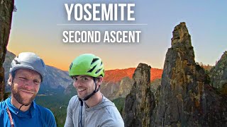 Yosemite Second Free Ascent  The Last Crusade 512 [upl. by Sair]