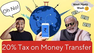 Big Shock 🤯 20 tax on sending money from India [upl. by Sykleb]