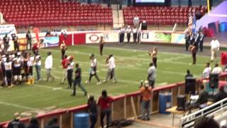 Inside J S Dorton Arena during a Triangle Torch indoor football game [upl. by Yorgen472]