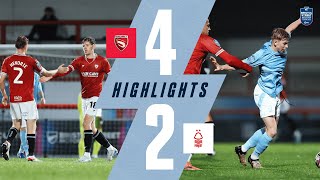 Morecambe 42 Forest  EFL Trophy Highlights [upl. by Ainahtan634]